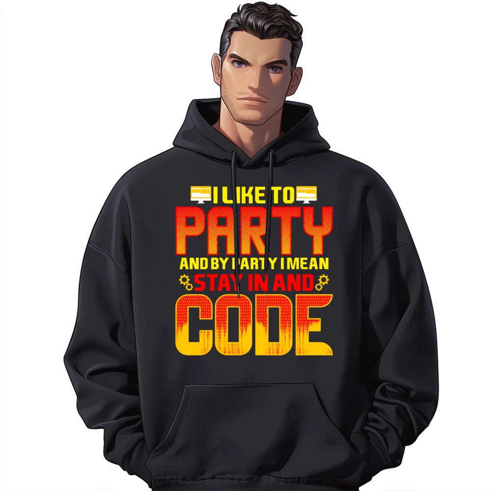 

Computer Programmer Program Coder Binary Code Technician Blank Hoodies Polyester Breathable Funny Sweatshirts Tshirts