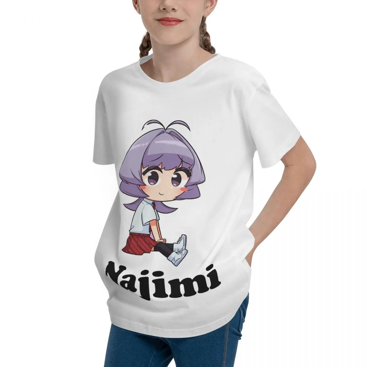 Komi Can T Communicate Najimi For Sale Top quality Fitness Teeanger Basic Short Sleeve T-Shirt Retro Top tee Geeky