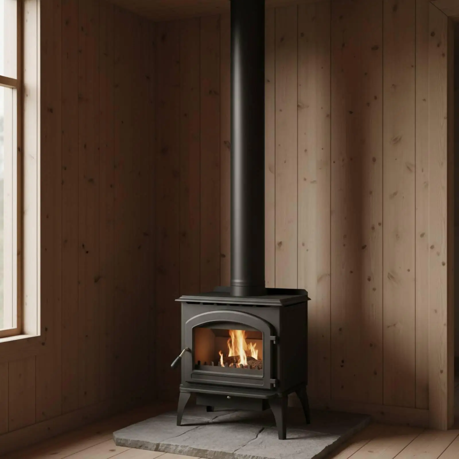 Chimney Tee with Clean-out Cap Black Chimney Tee with Cap Long-Lasting