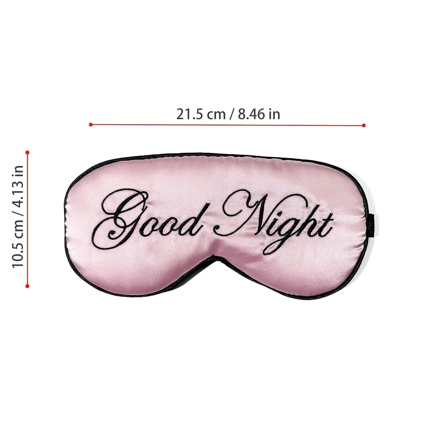 Sleep Mask Silky Eye Cover with Adjustable Straps for Sleeping Puffy Eyes Hood Shading  Relief Gifts Travel  nose clip Napping