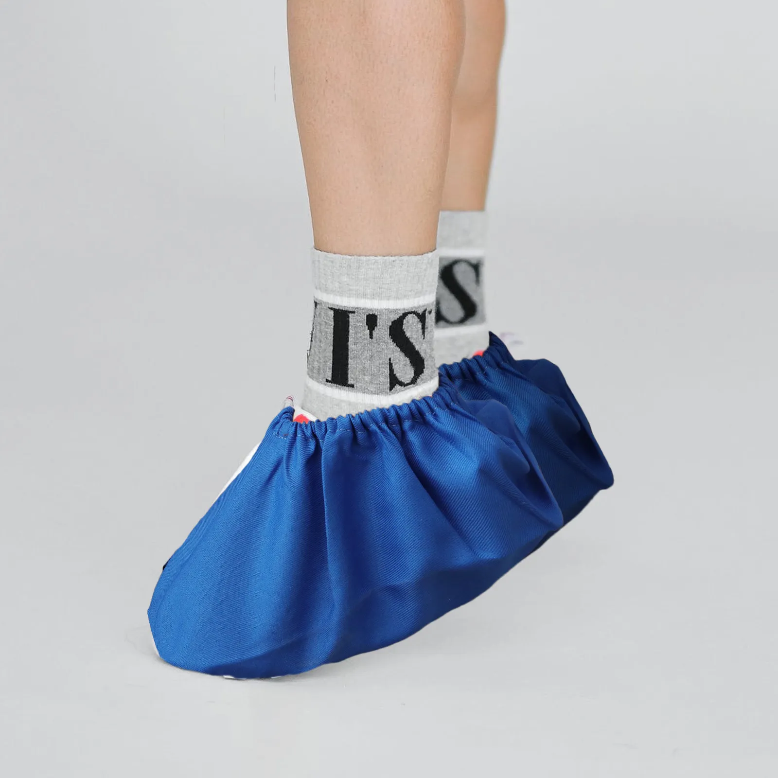 

3Pairs Anti Slip Shoe Covers Washable Cloth Household Shoe Protectors Dustproof Non Slip Overshoes for Indoor Outdoor Use