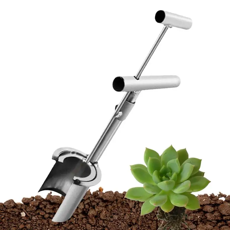 

Garden bulb planter Hand-held seedling transplanter plant Transplanter Digging Tool Hand Digger Soil Insertion Seedling Remover