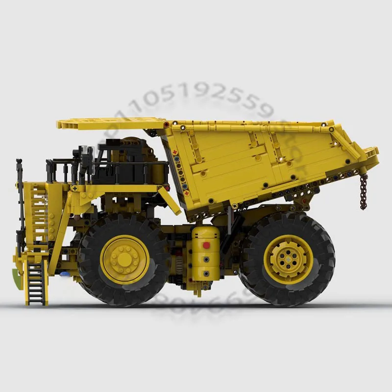 1993 PCS Speed King 798AC Dump Truck MOC Customize Modular Building Block Creative Design Educational DIY Toy Birthday Gift