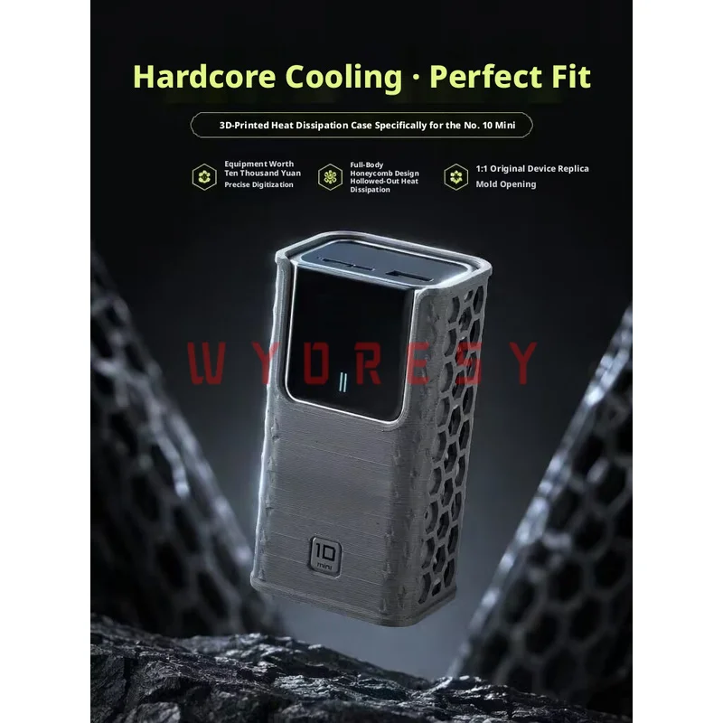 for CUKTECH (10 Mini) Super Power Stick 3D Printed Shell Dissipate Heat And Shield Outer Surface Against Abrasive Marks