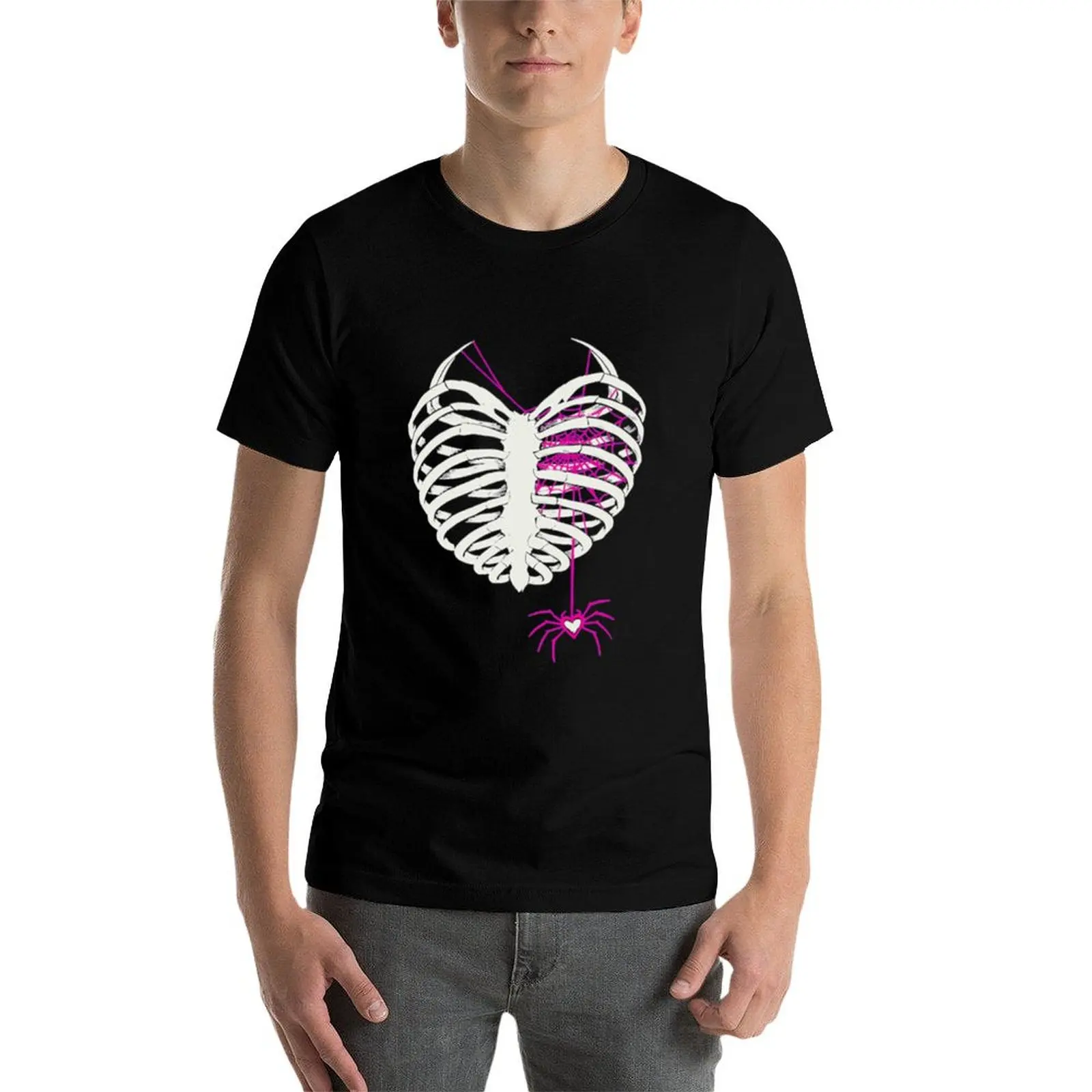 AJ Lee Spider Web T-Shirt vintage anime shirt boys animal print oversized graphic tee oversized t shirts for men