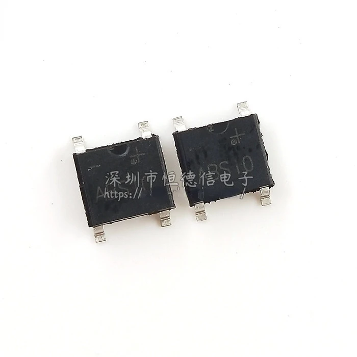 10PCS-1000PCS/LOT ABS10 SOP-4 Bridge stack ultra-thin rectifier bridge NEW ORIGINAL