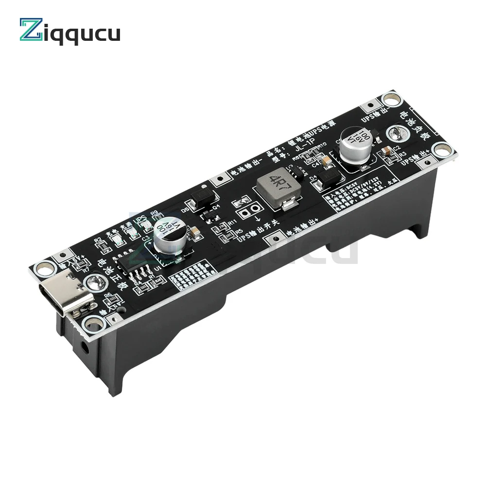 

DC 5V 9V 12V UPS Power Supply Module with Lithium Battery Charging & Boost - 18650 Battery Board for IoT Router Backup