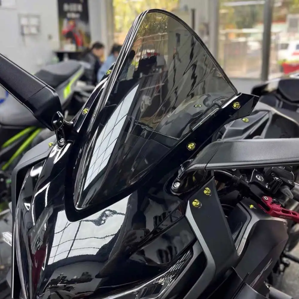 لهوندا CBR650R CBR650R 2019 2020 2021 2022 2023 2024 2025 دراجة نارية الزجاج الأمامي شاشة فقاعة مزدوجة CBR 650R