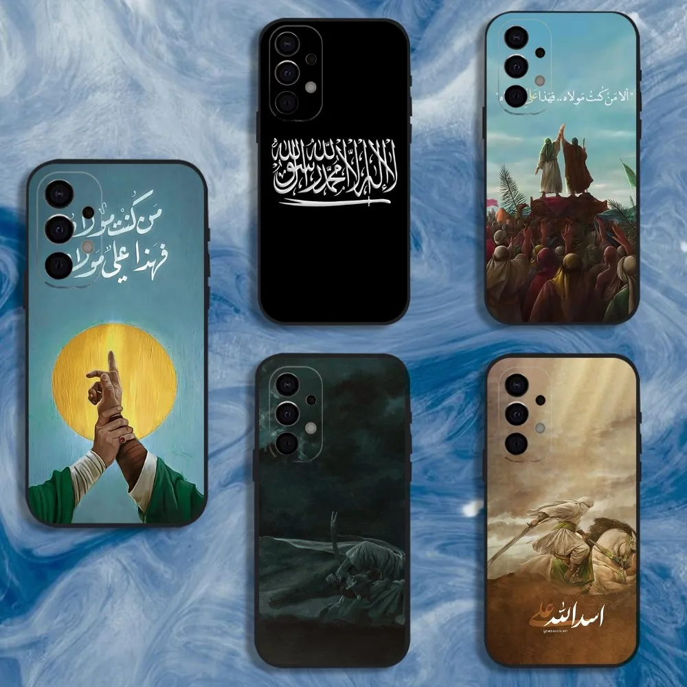 

Imam Hussain Shia Ali Phone Case For Samsung S25,S24,S21,S22,S23,S30,Ultra,S20,Plus,Fe,Lite,Note,10,9,5G Black Cover