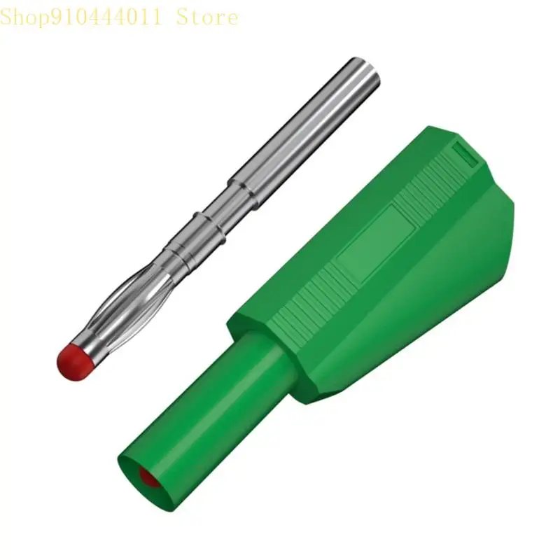 28gf forti tappi banana da 4 mm Cavi prova 5 pc Creno sicurezza del filo silicone flessibile Installazione semplice per