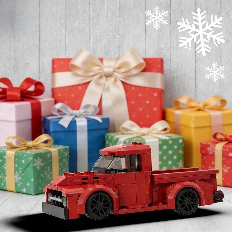 163PCS MOC-Style Off-Road Truck Model - Modular Building Blocks with Detailed Interior, Premium Gift for Teen & Adult Builders