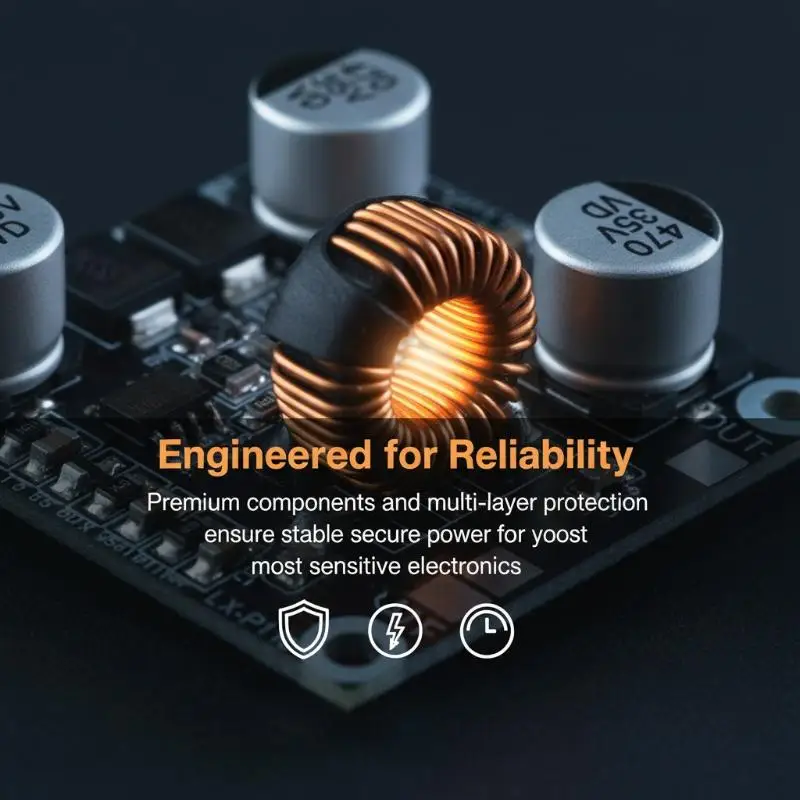 1Pcs Power Supply Step Down Converter DC-DC High-power Step Down Module Non-isolated Stabilizer 10V-110V To 5V/9V/12V/24V 5A
