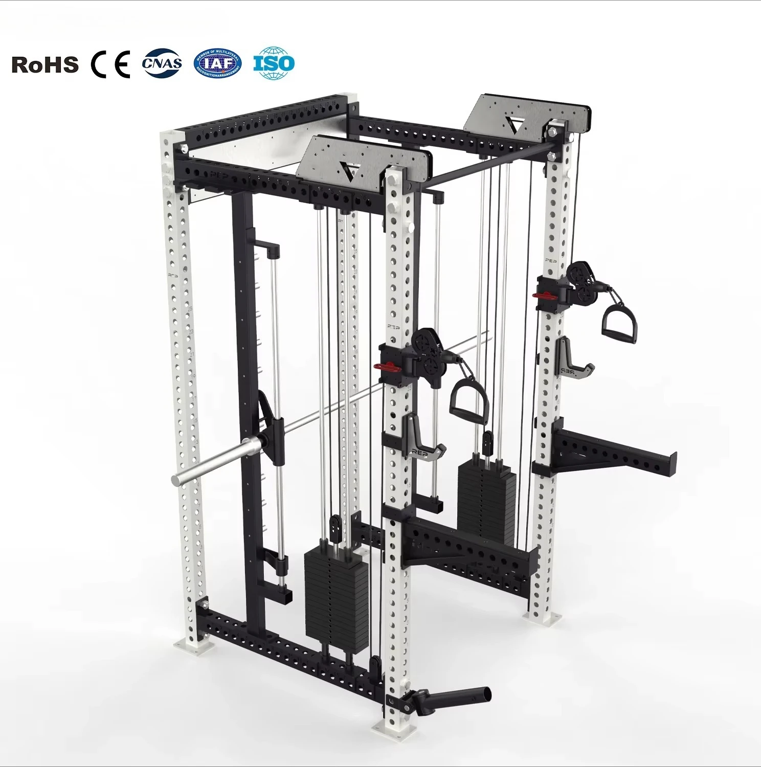 Manufacturer Of High-quality Multifunctional Smith Squat Fitness Equipment Steel Frame For Comprehensive Training In Unisex Spor - view 5