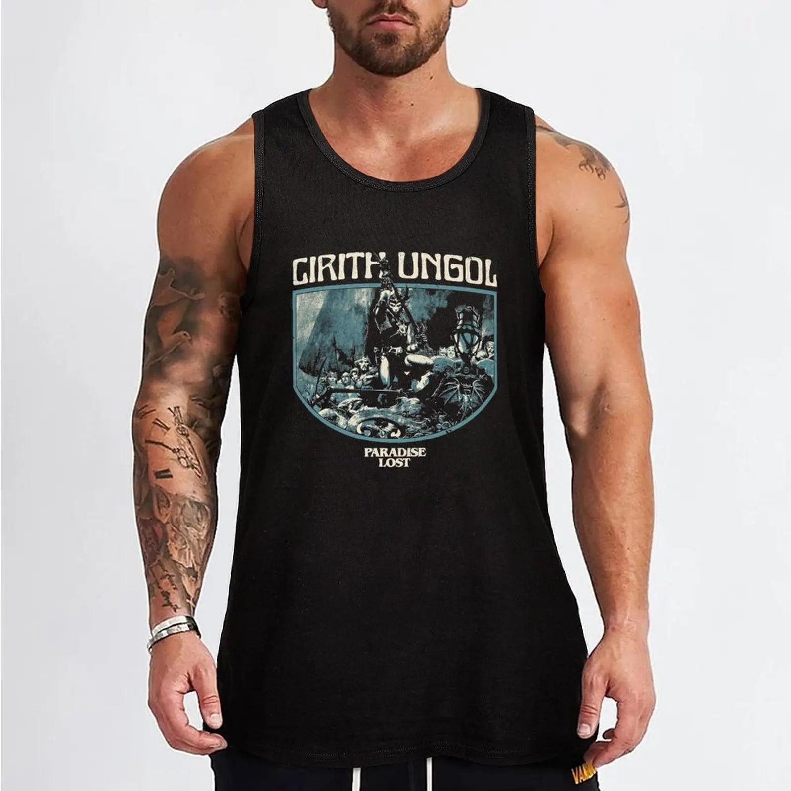 CIRITH UNGOL Tank Top gym accessories man summer clothes summer Men's tops bodybuilding