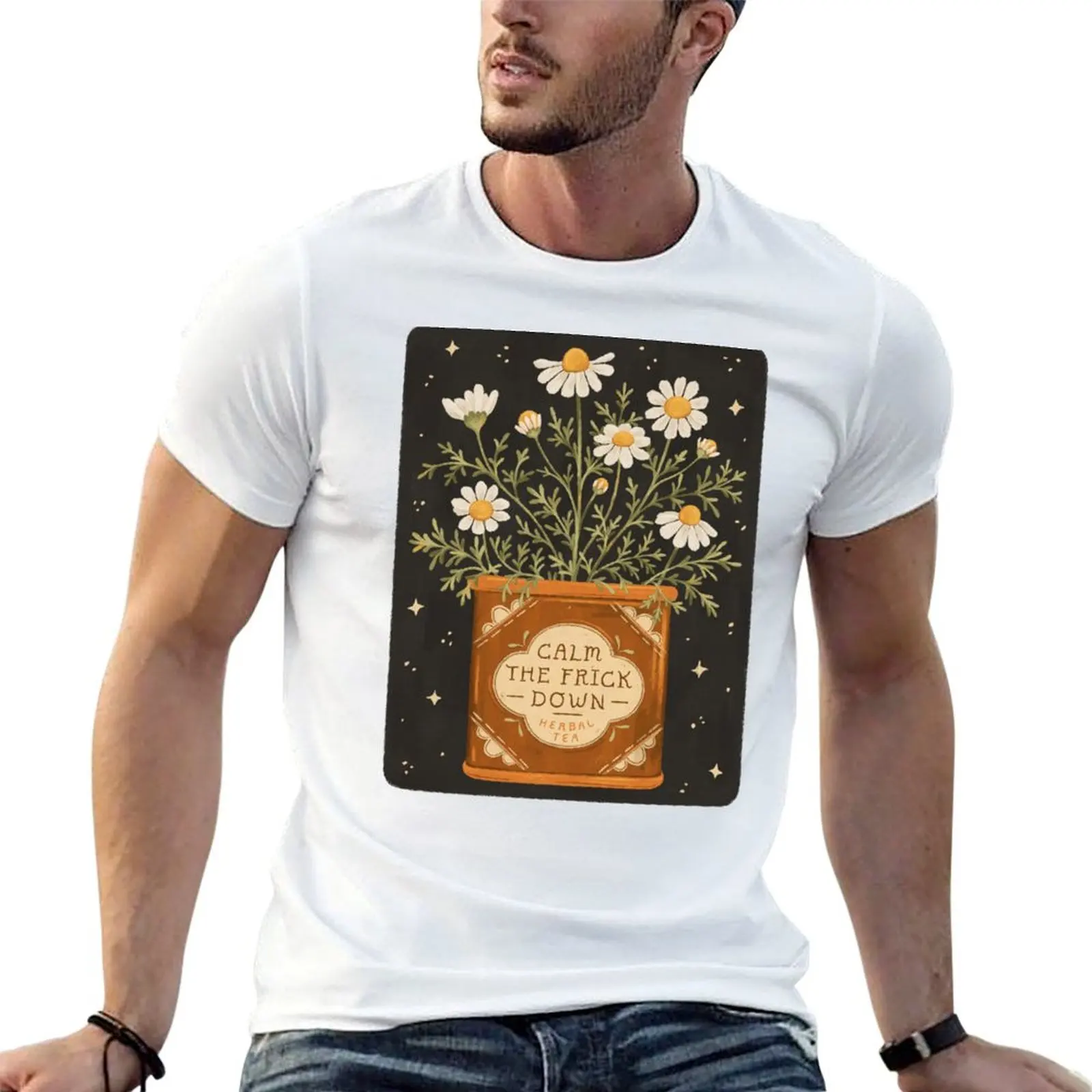 shirt Chamomile t man for cotton Tea man T-Shirt shirt t