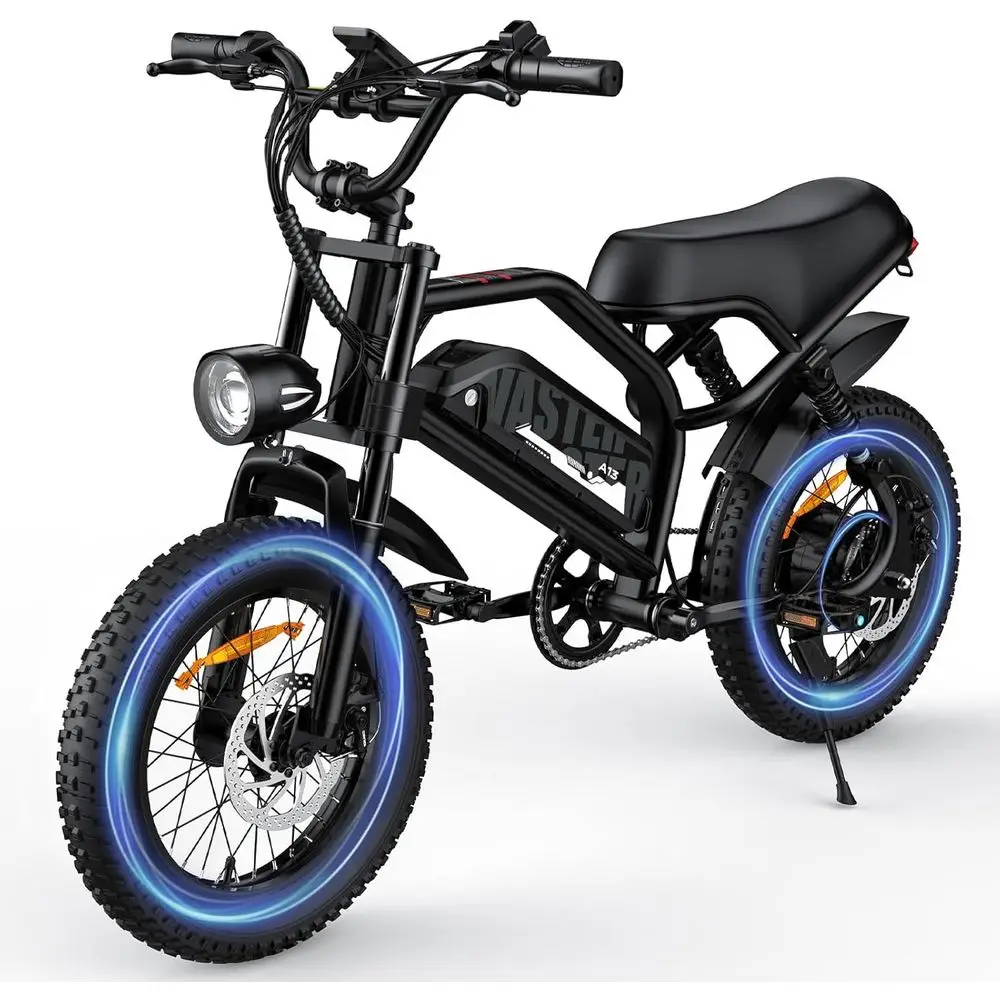 

16 Adult Electric Mountain Bike, 500W Motor, 36V 12.8Ah Battery, 20 MPH, 45 Mile Range