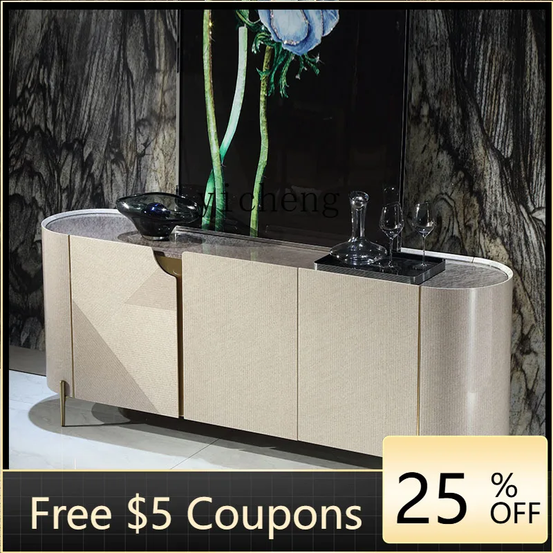 

GZ light luxury porch cabinet wall decoration locker living room minimalist dining side cabinet