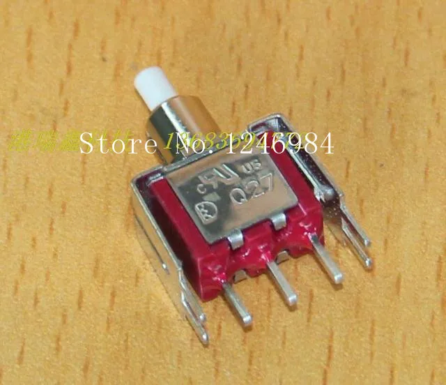 [SA]Deli Wei P8701-S20 -pin single toggle Taiwan 3 feet M6.35 reset button switch normally open normally closed--50pcs/lot