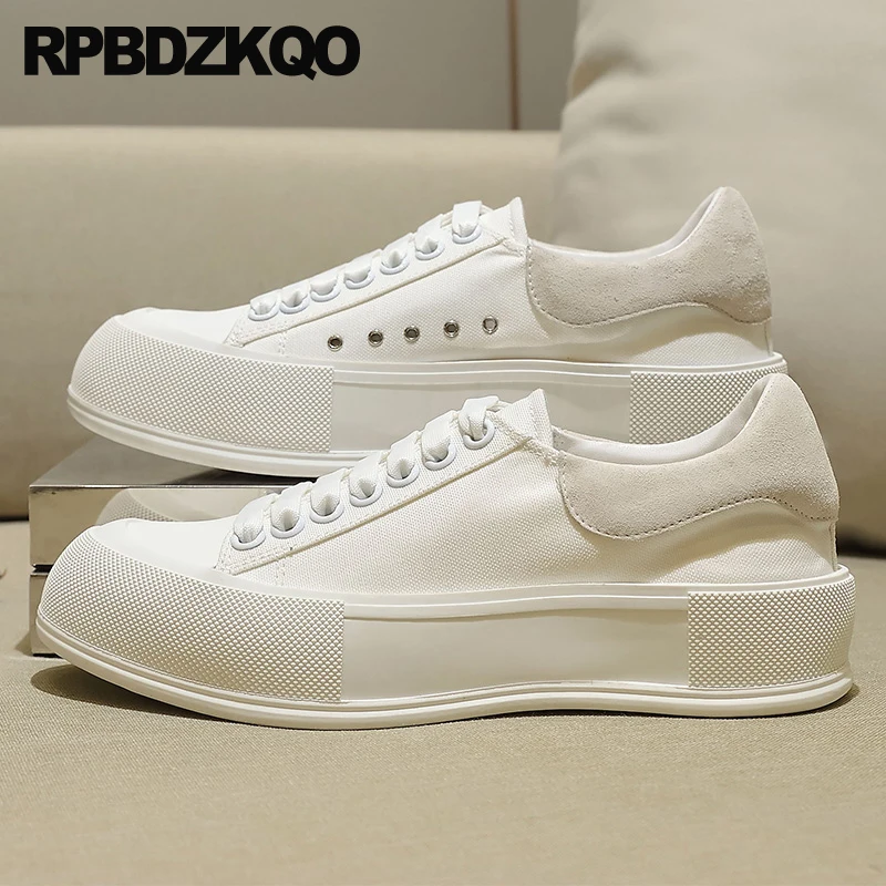 Sneakers Platform Couple Fashion Brand Casual Flats Designer Shoes Men High Quality Creepers Spring And Autumn Vulcanize Canvas