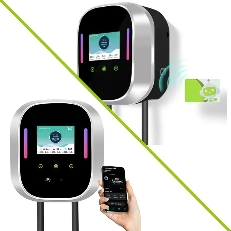 Smart EV Charger Wallbox 22kW 11kW 7kW AC Electric Home Charging Station 16A 32A Wifi APP Car Charger with Type 1 Type 2 GBT - view 3