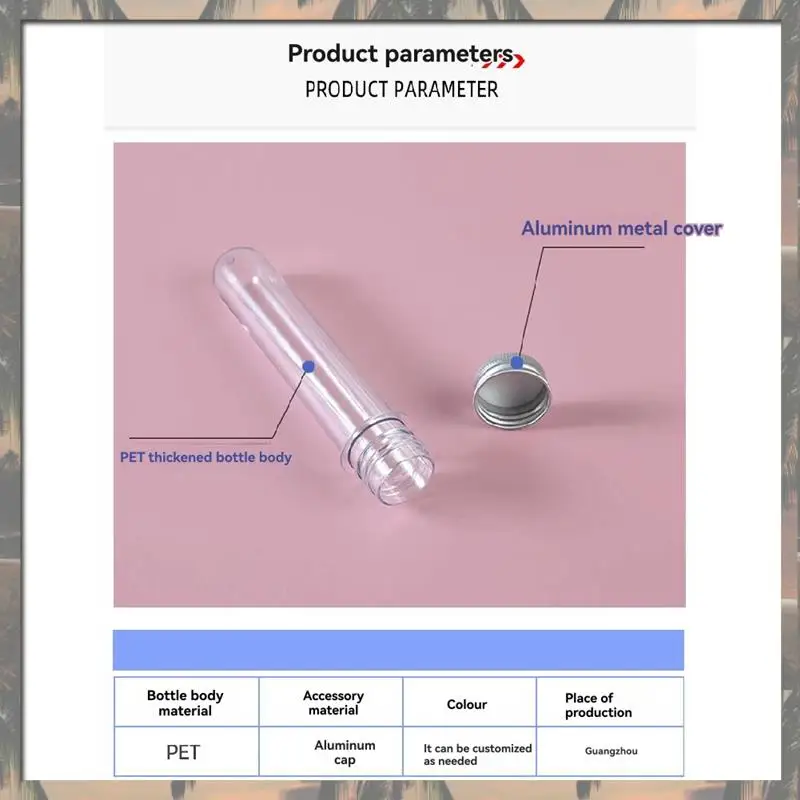 A70U Nuovo 20 Pz Provette Trasparenti 40 Ml Con Tappi Tubo di Stoccaggio In Plastica Per Piante Gumball Spezie Caramelle Esperimenti Scientifici