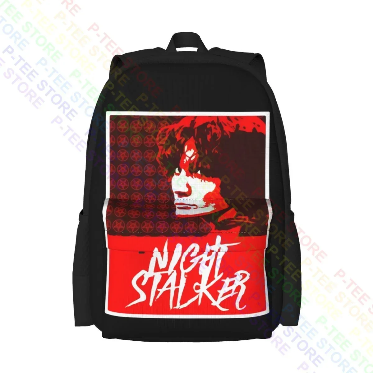 

Night Stalker 1984 Red Richard Ramirez Large Capacity Backpack Gym New Style Gym Tote Bag Outdoor Running