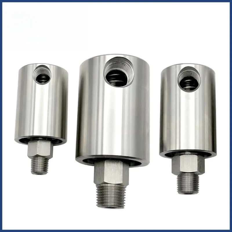 304 stainless steel high-speed rotary joint 360-degree universal rotary joint 2-minute-2-inch threaded connection