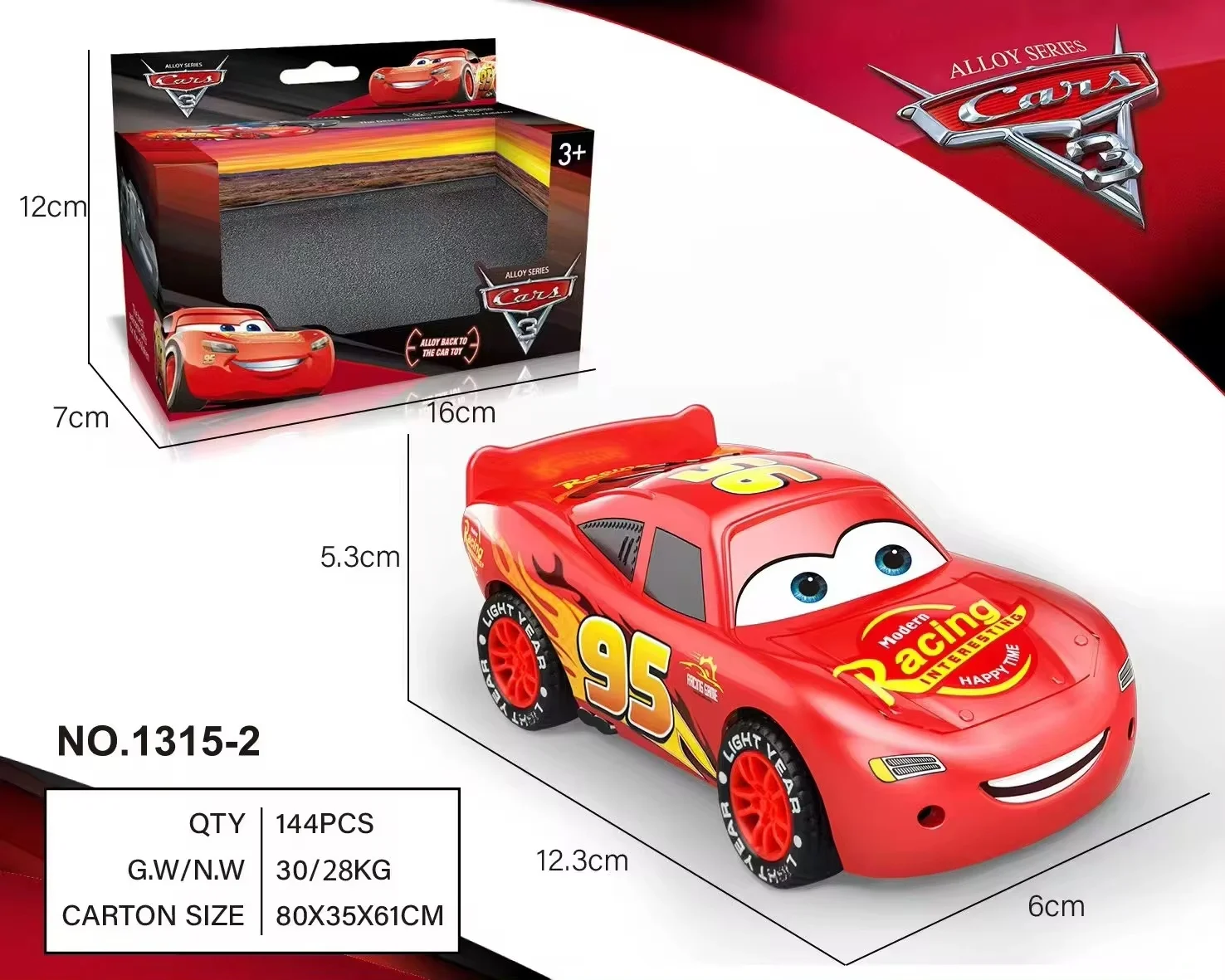 Cartoon Disney Lightning Mcqueen Autos Legierung Auto Original Modell Mit Beleuchtung und Musik Zurückziehen Mcqueen Auto Modell Set Spielzeug Geschenk