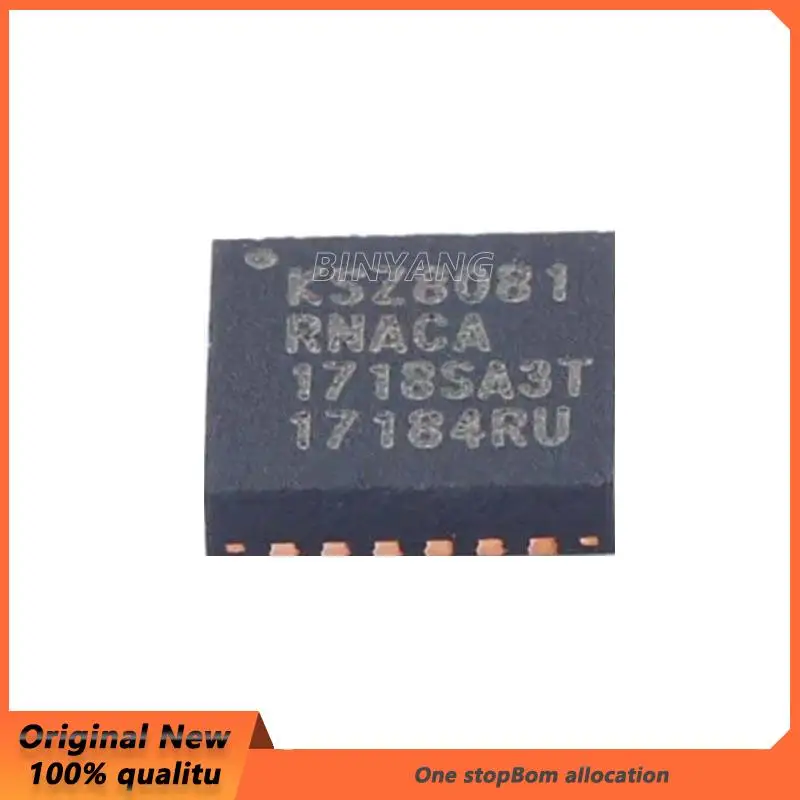 

10PCS/LOT New Original KSZ8081RNACA-TR KSZ8081RNACA QFN-24