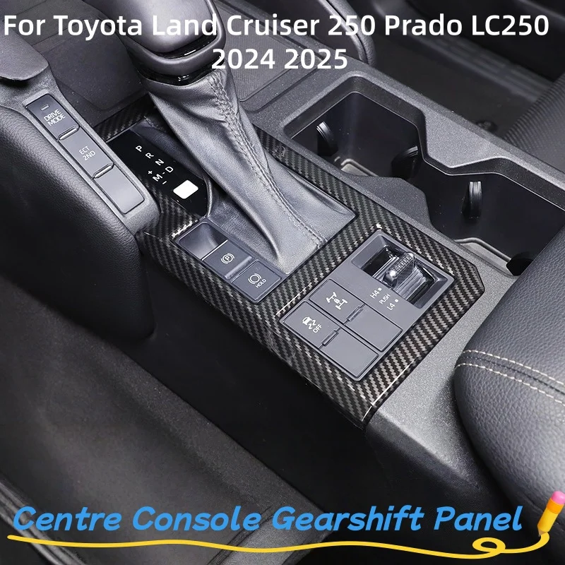 

LHD For Toyota Land Cruiser 250 Prado LC250 2024 2025 ABS Car Centre Console Gear Shift Panel Cover Trim Accessories