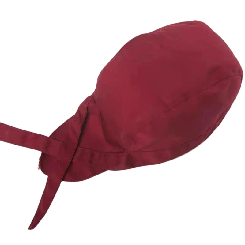 831A Men Kitchen Elastic Hat Breathable Cook Media Hat New Chefs Apron Hat for Kitchen Environment
