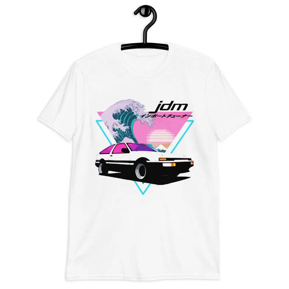 AE86 Trueno Japanese Vaporwave Wave 90s JDM Tuner Car  T Shirt