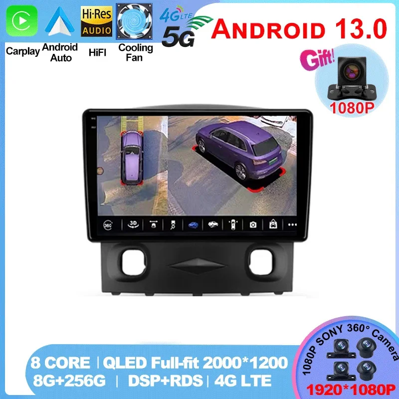 

Android For Ford Escape 1 2007 - 2012 Multimedia Player GPS Navigation No 2din DVD QLED Car Auto Carplay Radio Stereo Head Unit