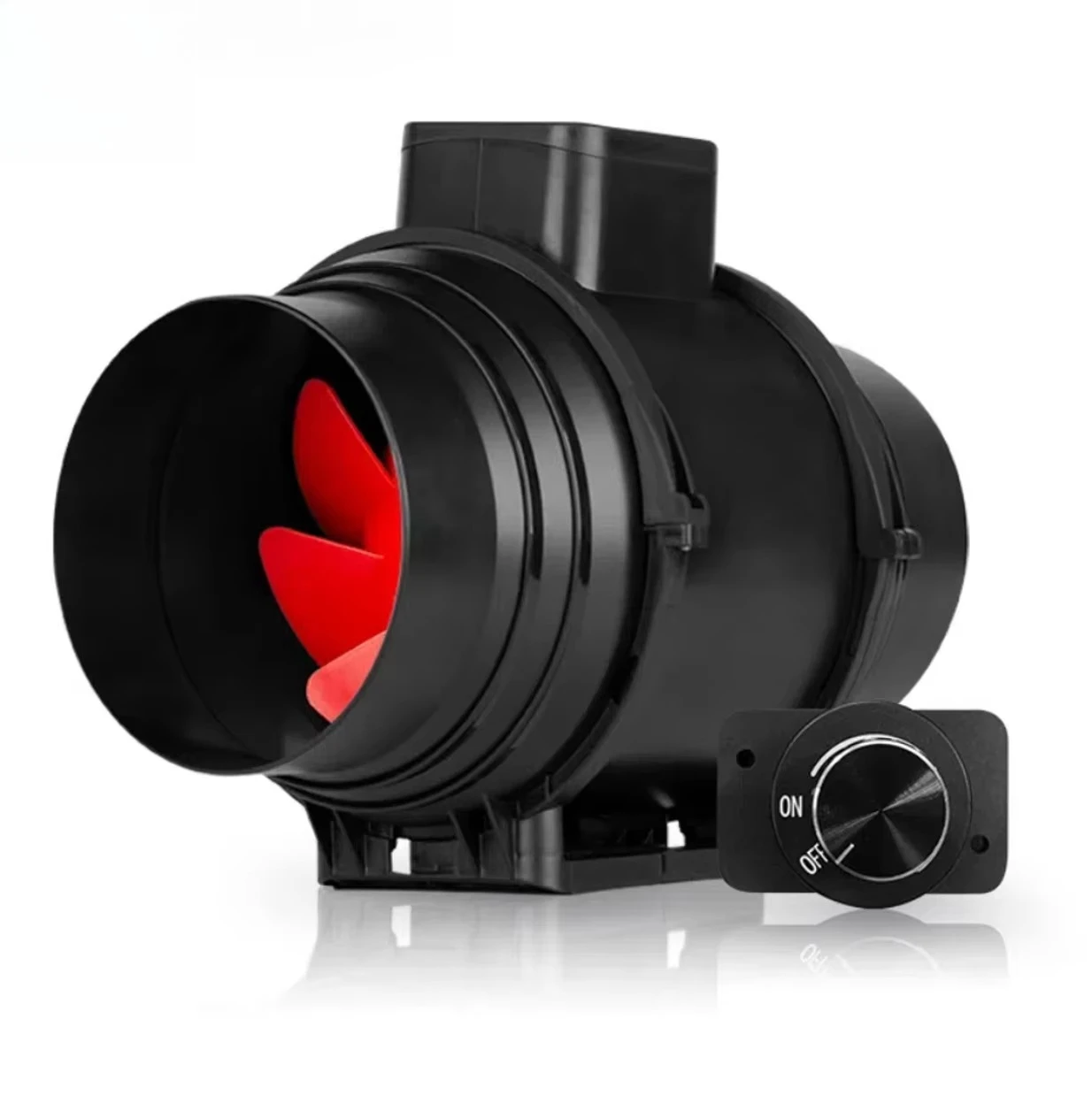 

Канальный вентилятор для ванной комнаты Мощный вытяжной вентилятор для кухни для курения прижигания Вытяжной вентилятор для отеля Вентилятор с диагональным потоком под давлением