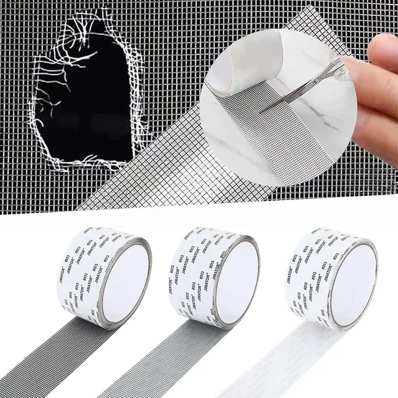 

Anti-Mosquito Mesh Window Net Screen Repair Tape Patch Waterproof Self-adhesive Repair Tool Broken Hole New
