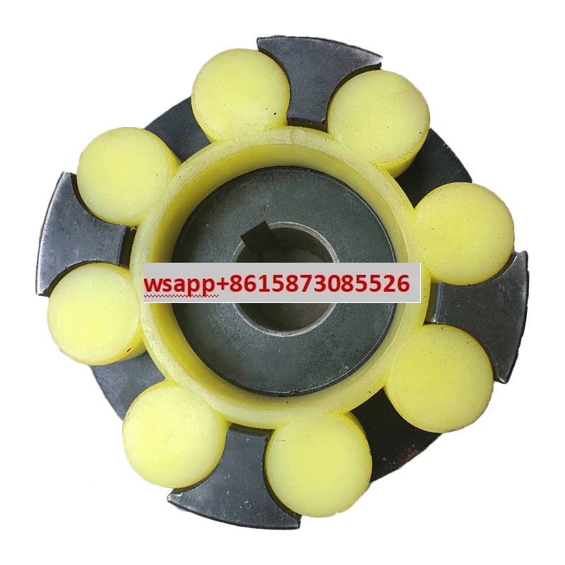 

Integrated 45 # Steel ML Elastic Plum Blossom Brake Wheel Elastic Coupling Plum Blossom Buffer Pad