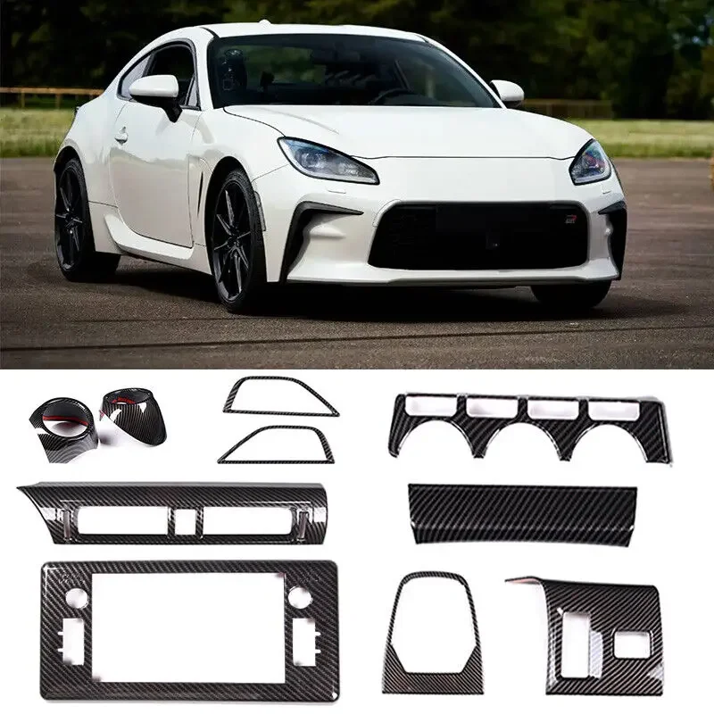 

For toyota GR86 For Subaru BRZ 2022-2023 ABS Carbon Fiber Car Pattern Interior cover Trim sticker Car Accessories