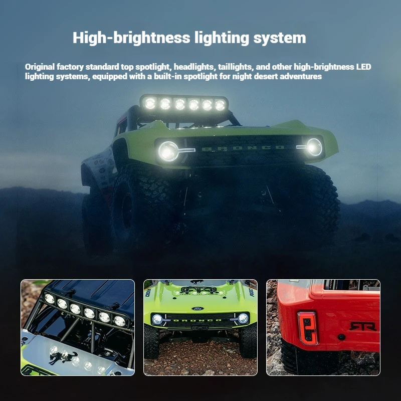 Fms rc carros 1/7 tamanho grande 4wd sem escova de alta velocidade deriva simulação de controle remoto carro de corrida caminhão curto suv masculino rc carro presente