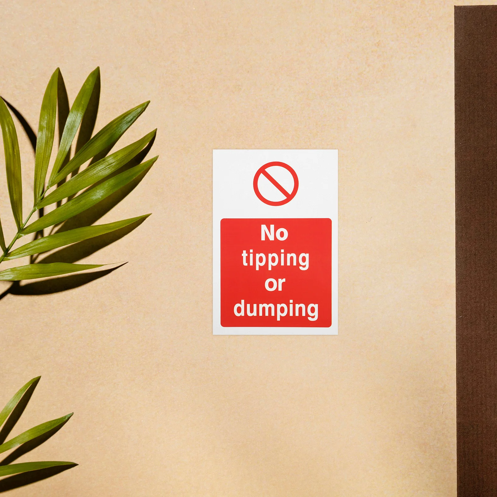 10pcs No Dumping Warning Sign Self Adhesive Decals For Public Space Outdoor Use Durable Waterproof Stickers