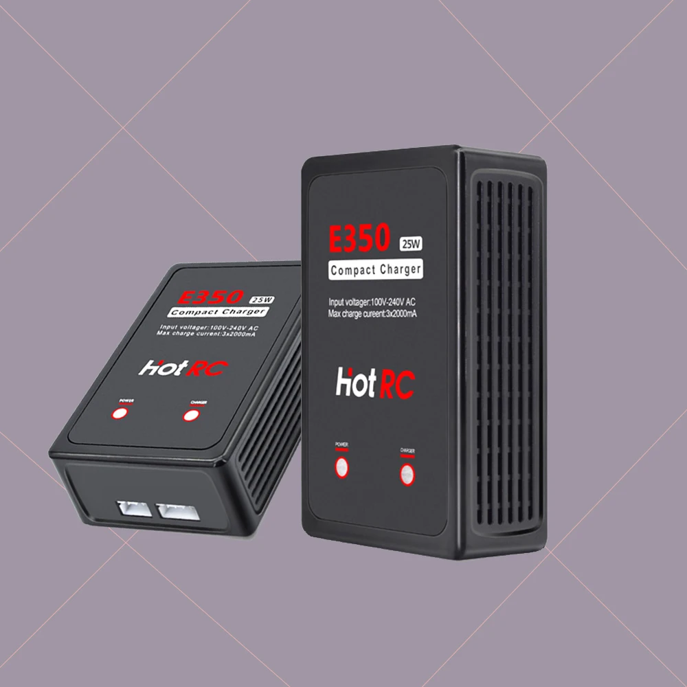 Hot Rc E350 Pro 7.4v 11.1v Lipo Batterij Oplader 2s 3s Cellen 25W 2000mA voor RC LiPo AEG Airsoft Batterij