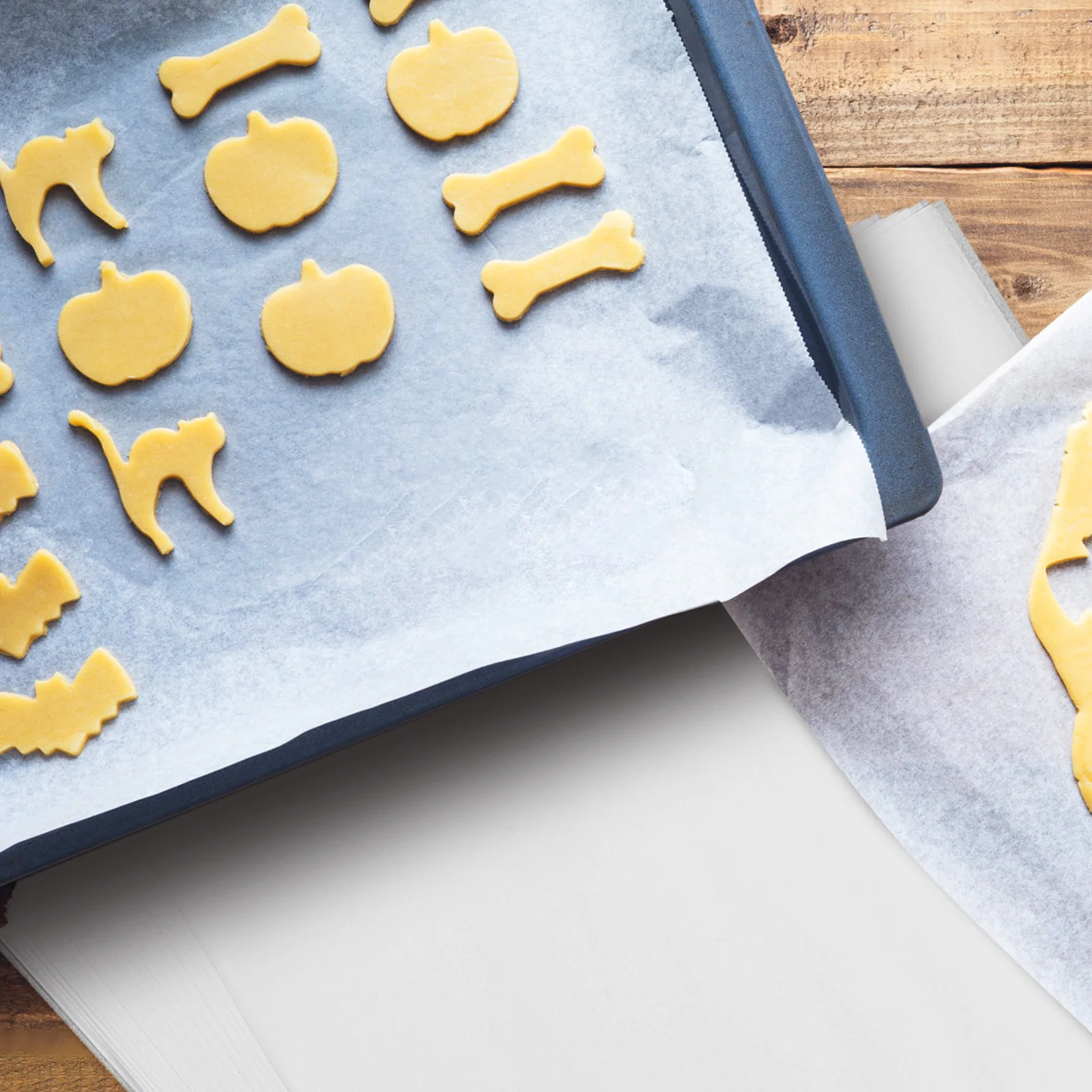 

Parchment Paper Sheets Pre Cut Baking Squares Nonstick Air Fryer Oven Liners For Grilling Steaming Cooking White Parchment