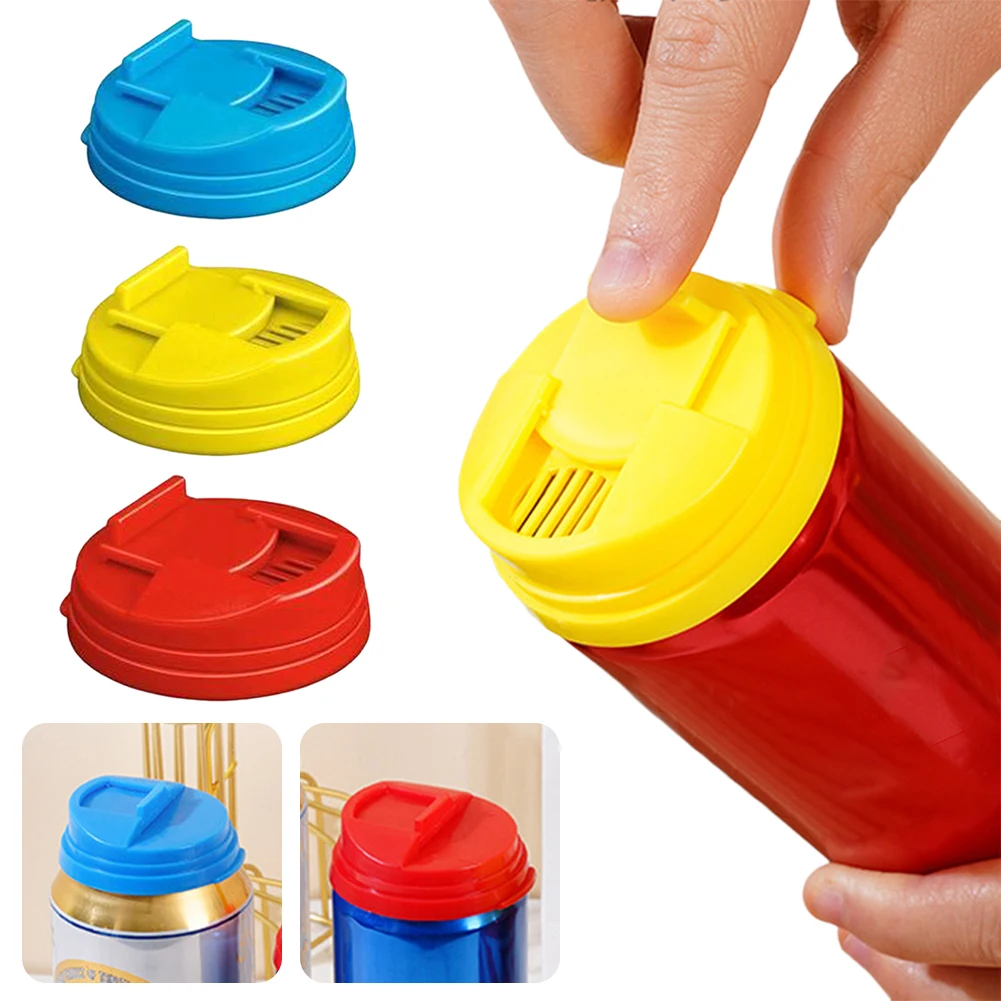 Can Covers For Drinks Anti Spill Dustproof Beverage Lid Kitchen Accessories