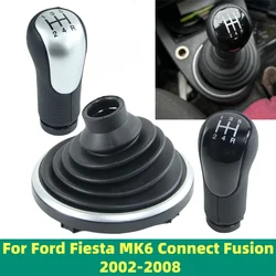 For Ford Fiesta MK6 Connect Fusion 2002 2003 2004 2005 2006 2007 2008 Car Styling Gear Shift Knob Gaiter Boot Cover Collar Case