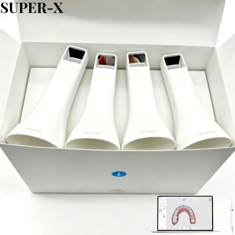 

Набор из 4 насадок для интраорального сканера Ntal для Medit I500, 20x15.7 мм (ШxВ), для стоматологических клиник, совместим с I600 и I700, стоматологические инструменты