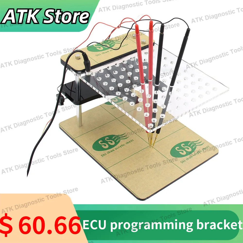 

2024 LED BDM FRAME kits ECU programming bracket with 4-probe pen ECU flashing test bench fast programming adapter board tools