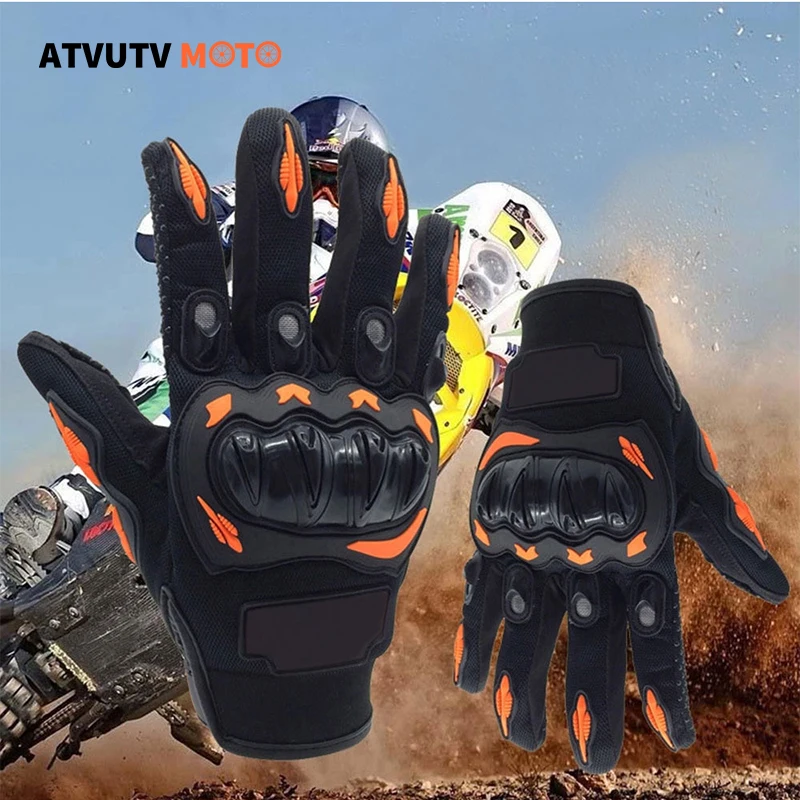 

Motorcycle Gloves Retro Racing Motocross Full Finger Cycling Antiskid Wearable Gloves For KTM Motocross M L XL XXL