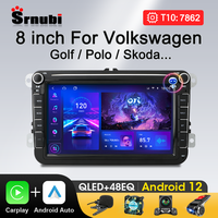 Srnubi Car Radio Android 12 for Volkswagen VW Polo Golf Passat B6 B7 Skoda Jetta Multimedia Player 2din Carplay GPS Audio Stereo