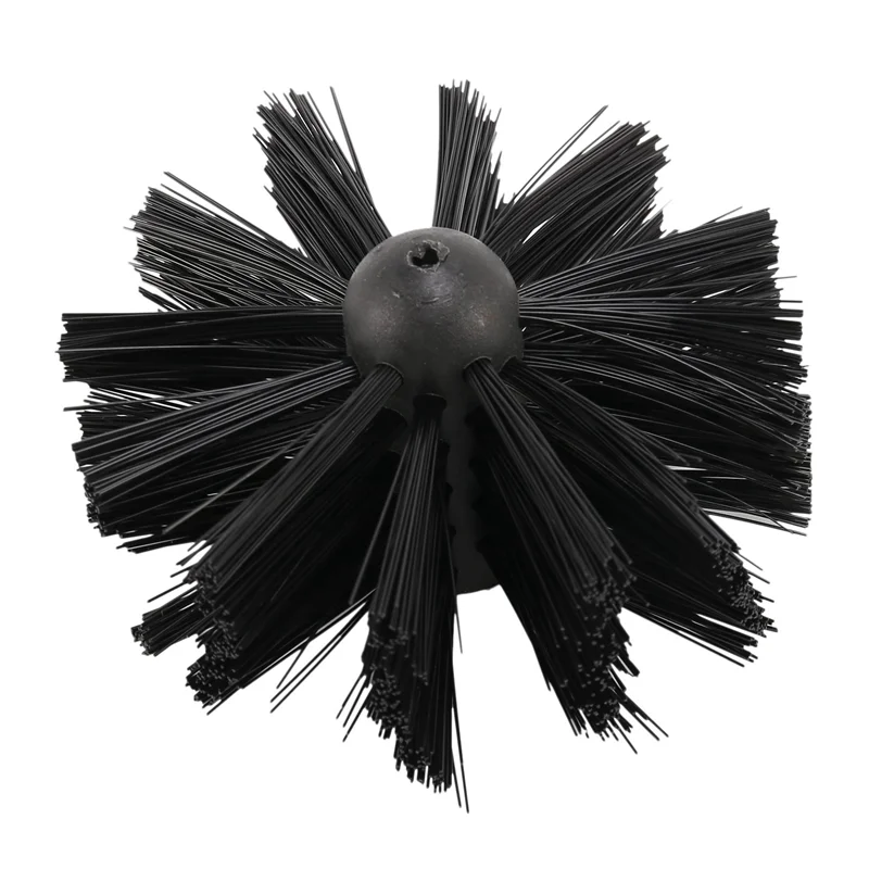 A56P-Dryer Vent/Duct Brush Cleaning Kit, Chimney Cleaning Kit Lint Remover, Extends Up To 16 Feet, 4 Pack Brush Head