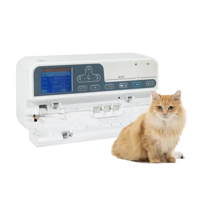 

2026 Vet Digital LCD Veterinary Volumetric Infusion Pump for Animal Care and Pet Medical Equipment
