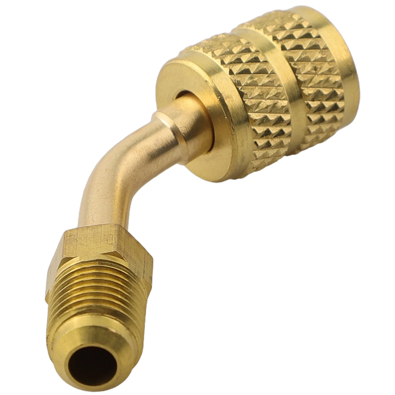 Mini Split Adapter SAE Male Flare Brass 45° Angle Access Convenient And Secure High-Quality Brass Reliable Performance